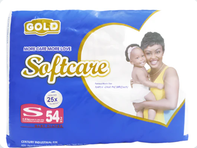 Softcare Classic Gold (ECO Small, S54 Pcs) x 4